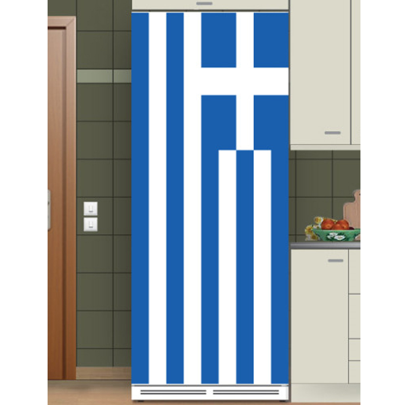 Αυτοκόλλητο ψυγείου Greek flag